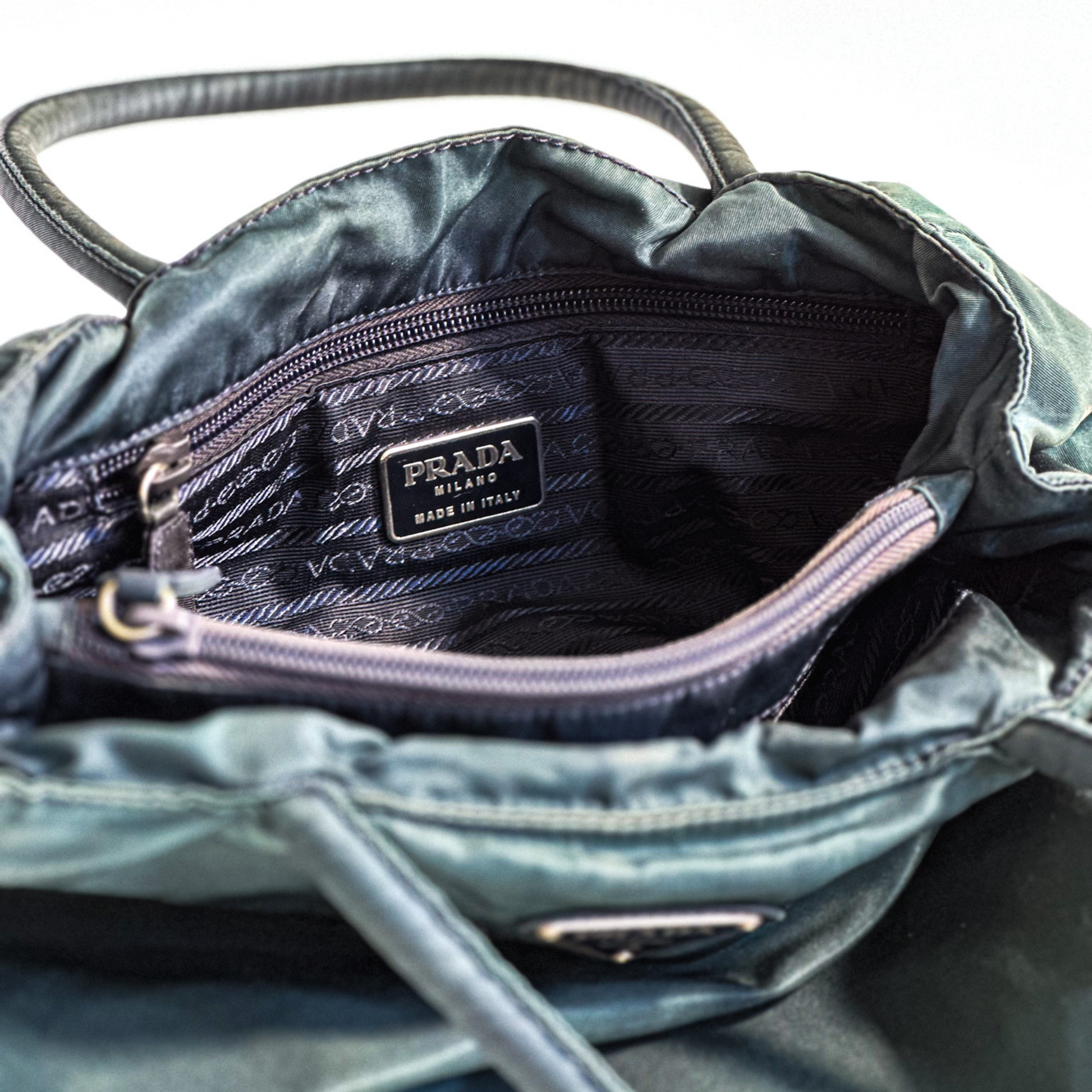 Black Prada Tessuto Business Bag – Designer Revival