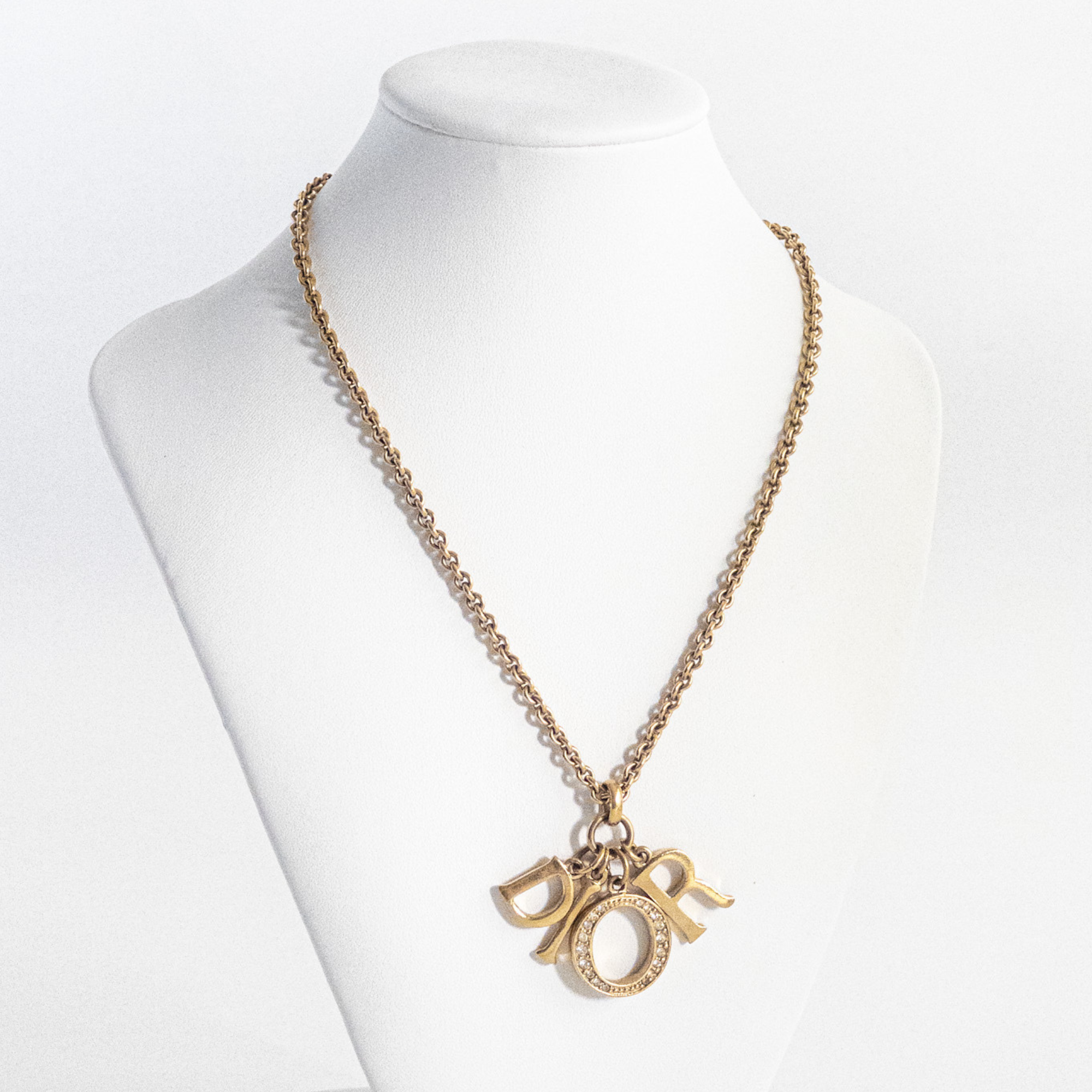 Christian Dior Necklace metal/Rhinestone gold Women Used – JP-BRANDS.com